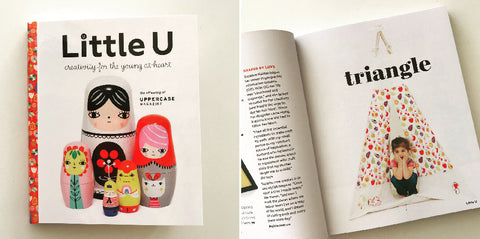 T is for Triangle and Teepee in Little U Magazine