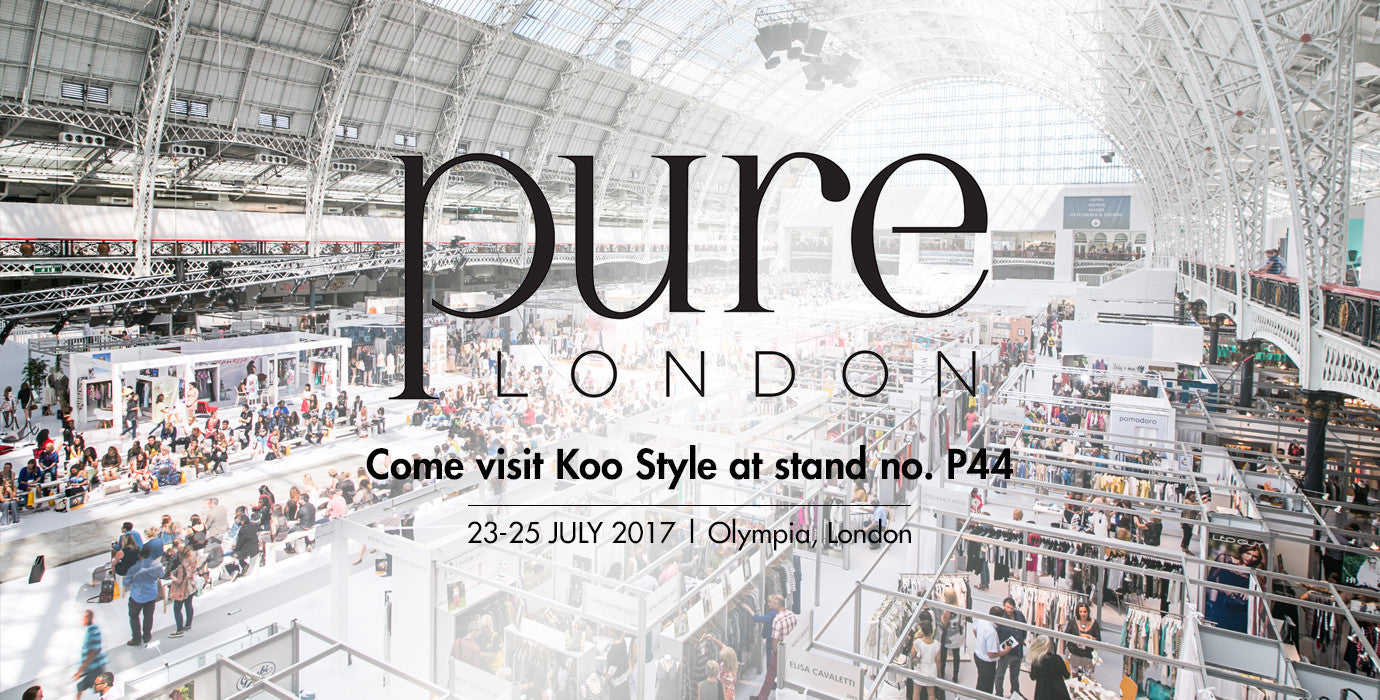 KOO STYLE will be exhibiting at the Pure London Show 2017 from 23-25 July. Come visit us at stand number P66. Find out more: www.purelondon.com