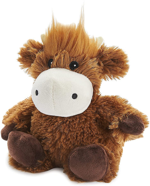 highland cow microwavable toy