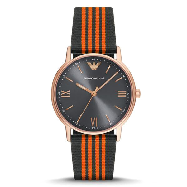 armani orange watch