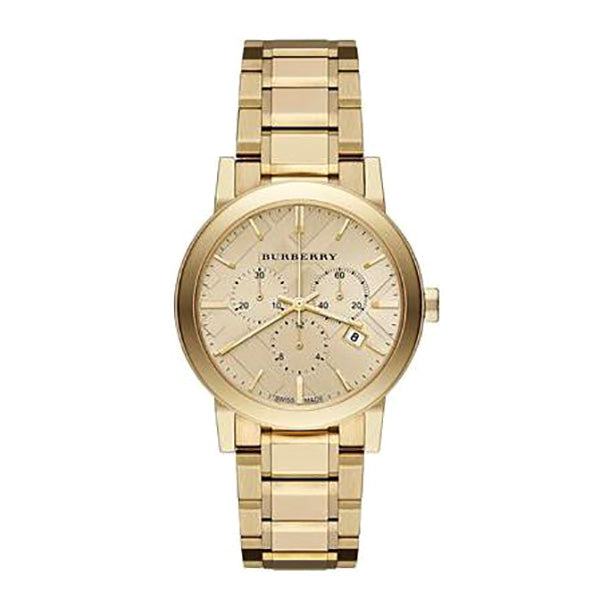 burberry womens gold watch