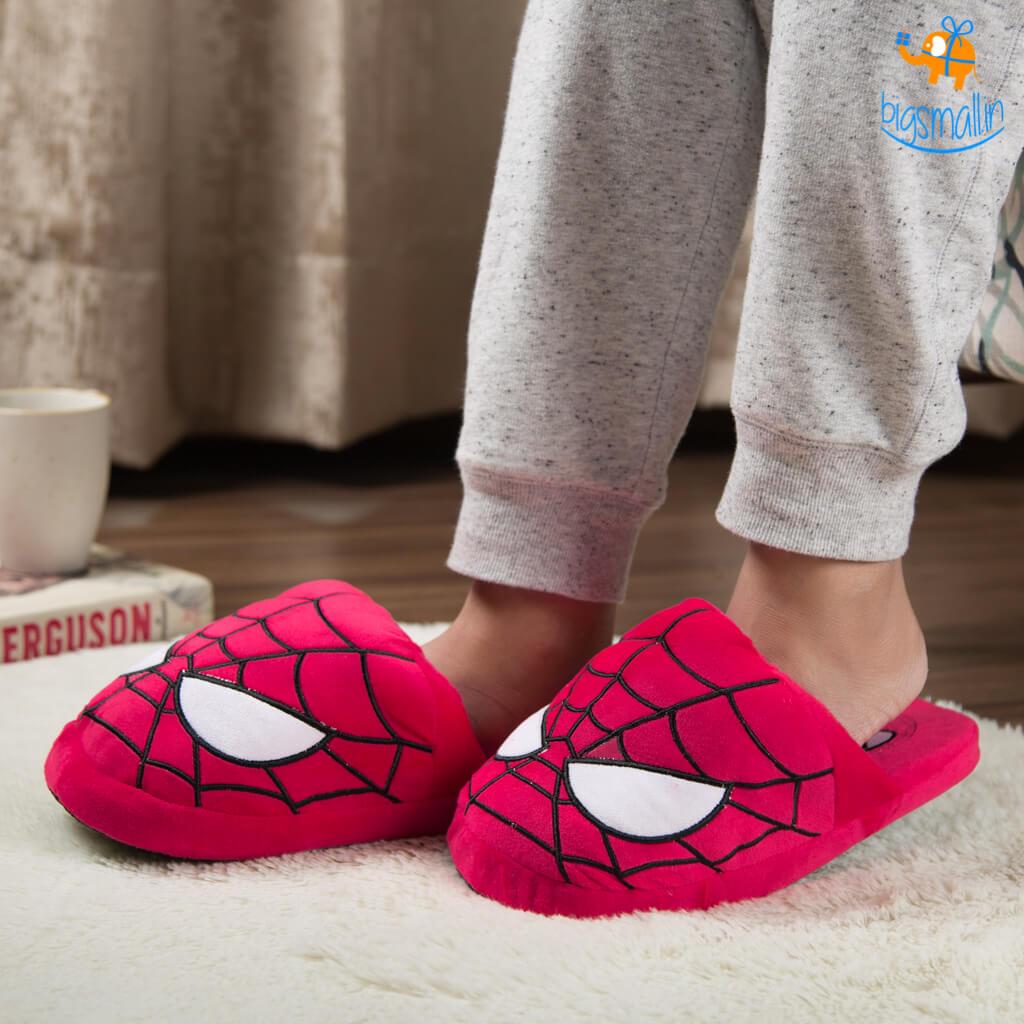 slippers spiderman