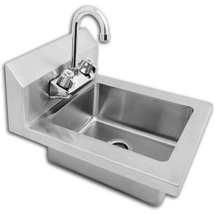 Mix Rite Hand Sink Wall Mount Design With 8 Back Splash