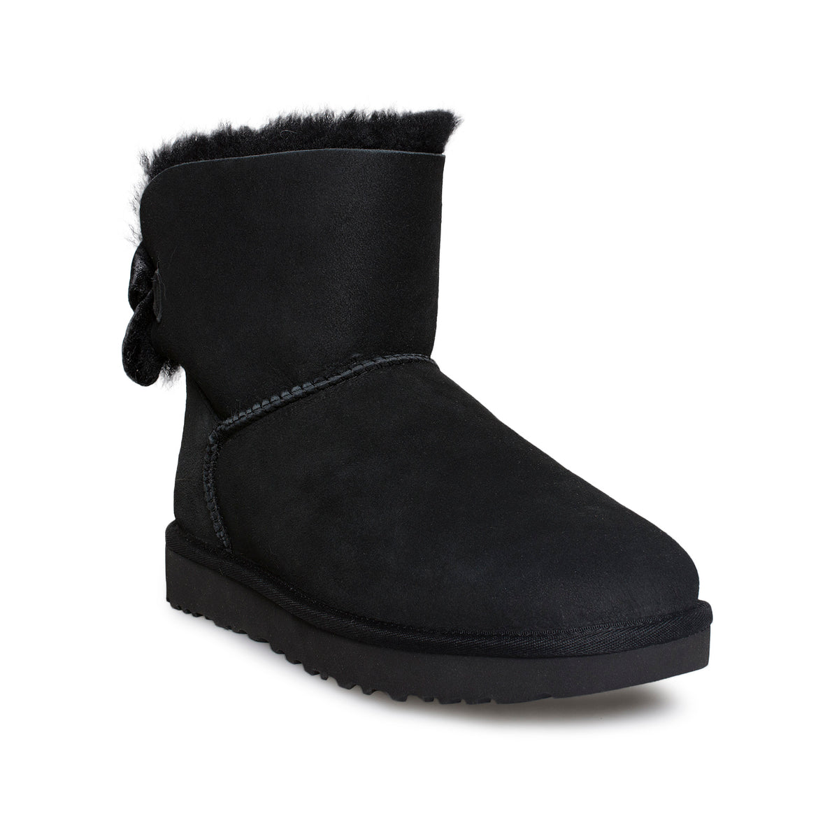 black ribbon ugg boots