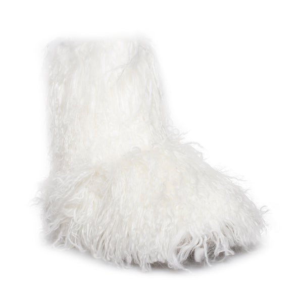 UGG Fluff Momma Mongolian White Boots - MyCozyBoots