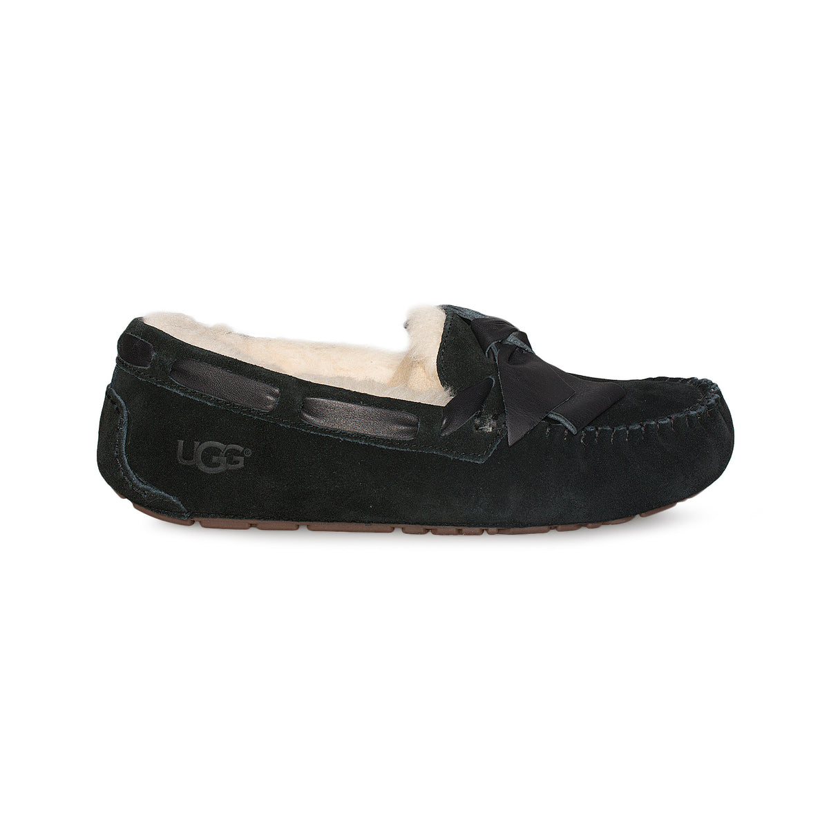 ugg dakota bow slipper black