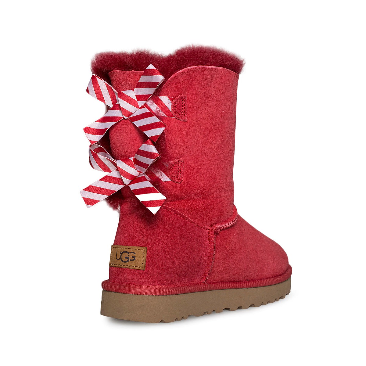 red uggs with bows