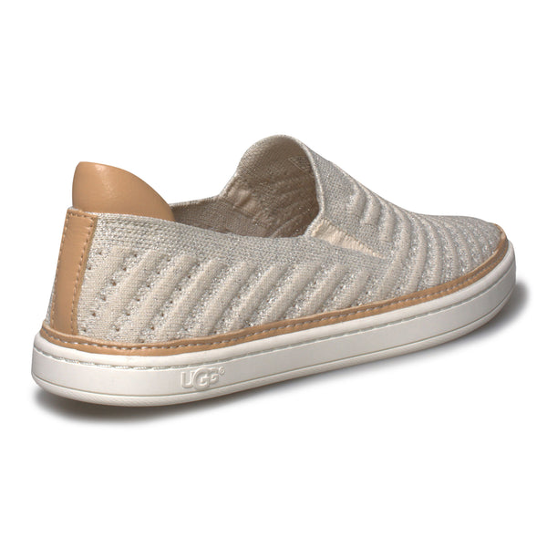 ugg sammy chevron metallic sneakers