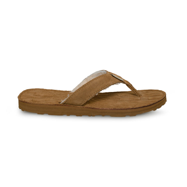 ugg tasmina chestnut flip flops