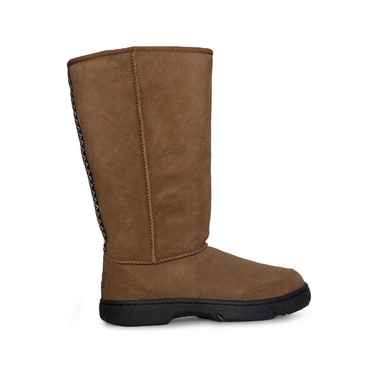 ugg ultimate tall braid chestnut