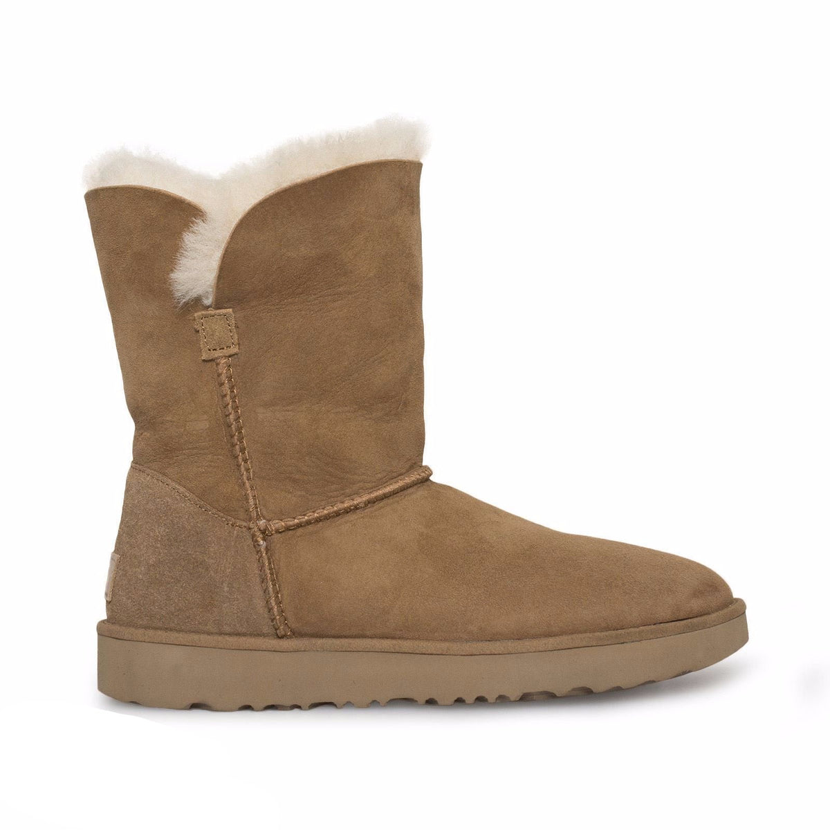 UGG Classic Cuff Short Chestnut Boots 