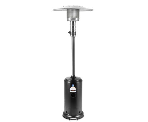Portable Gas Patio Heater - Black and Silver