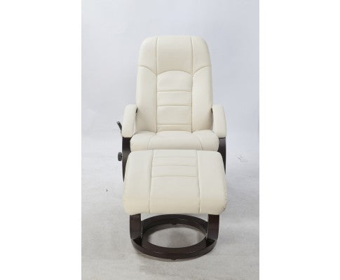 PU Leather Massage Chair Recliner Ottoman Lounge Remote