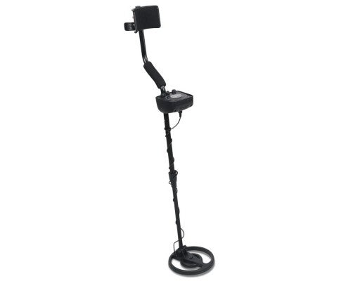 LCD Screen Metal Detector with Headphones - Black