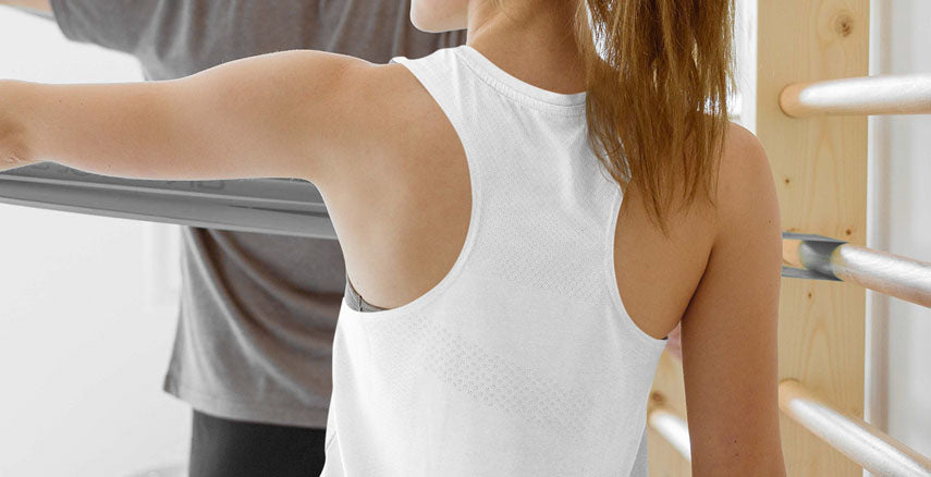 What is a racerback tank top?