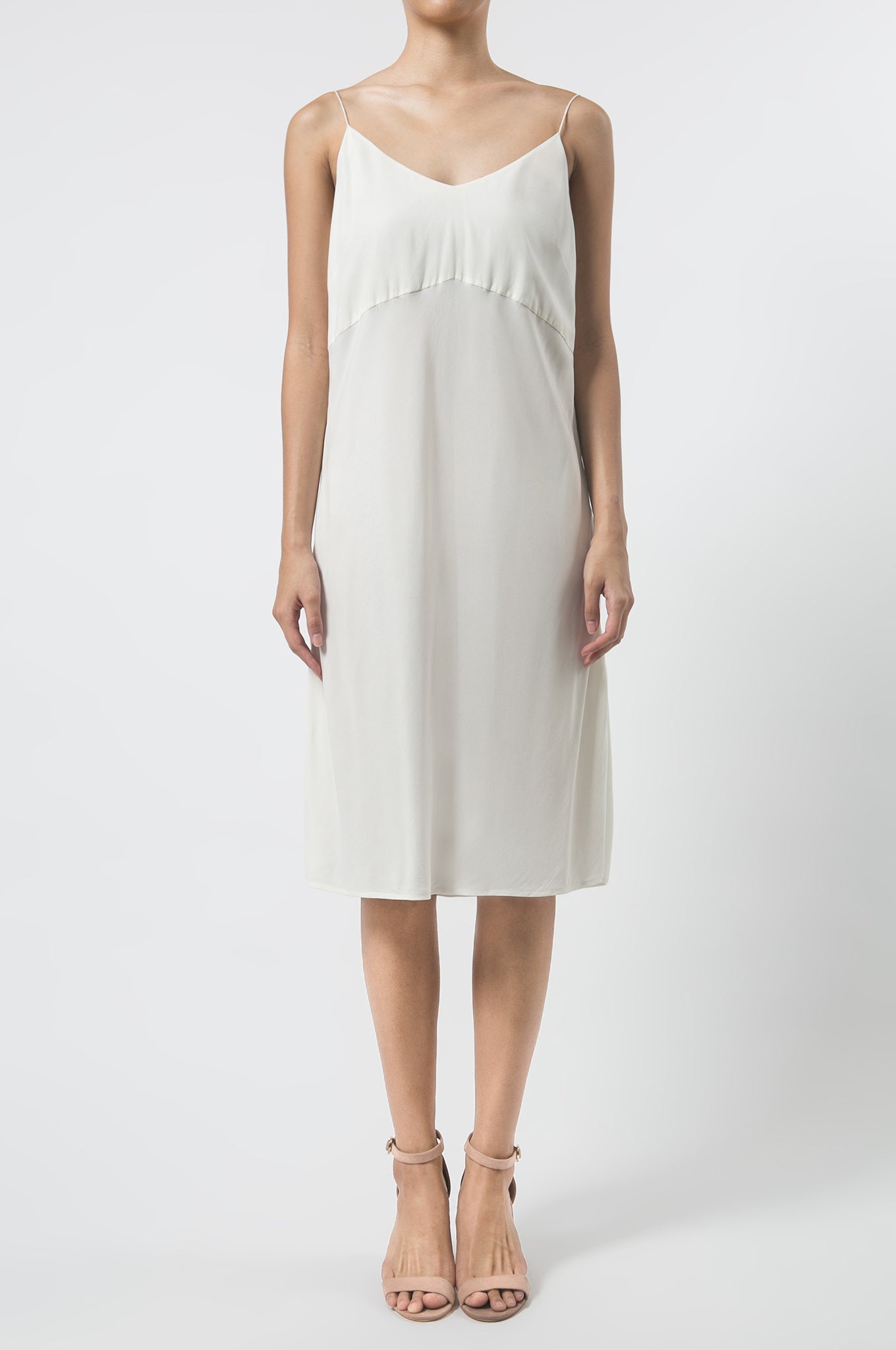 White Slip Dress