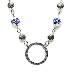 Floral Blue Glasses Chain