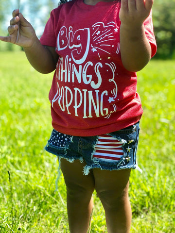 big things popping tee. shop mattieandmase.com