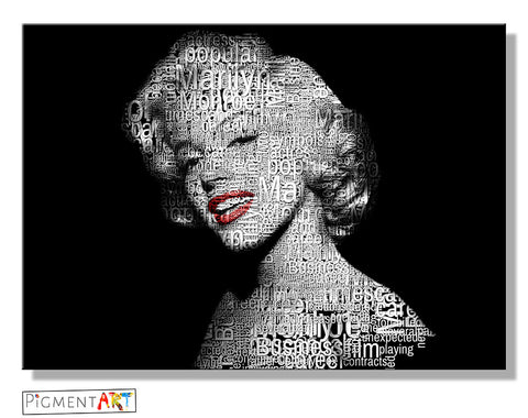 Marilyn Monroe Canvas Art Print - CEL0007
