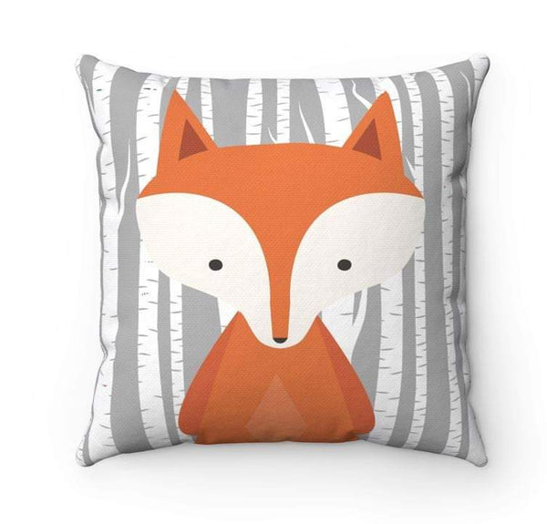 fox throw pillow