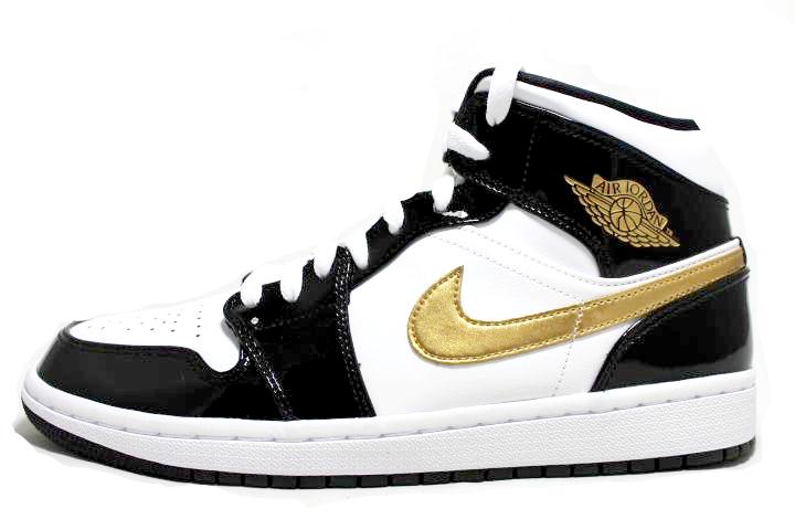 white gold black jordan 1