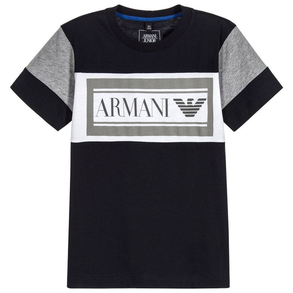 boys armani t shirts
