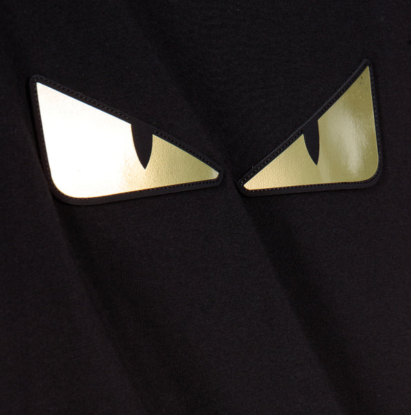 fendi gold eyes t shirt