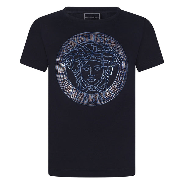 navy blue versace shirt