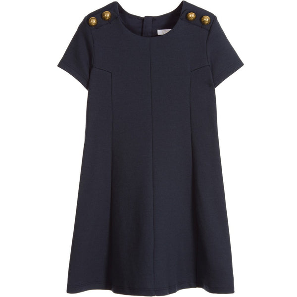 fancy navy dress