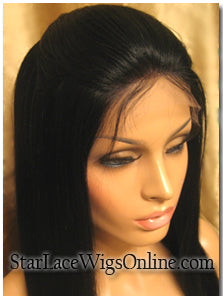 Light Yaki Lace Wig Texture