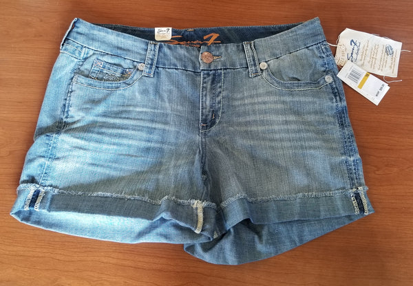 warehouse denim shorts