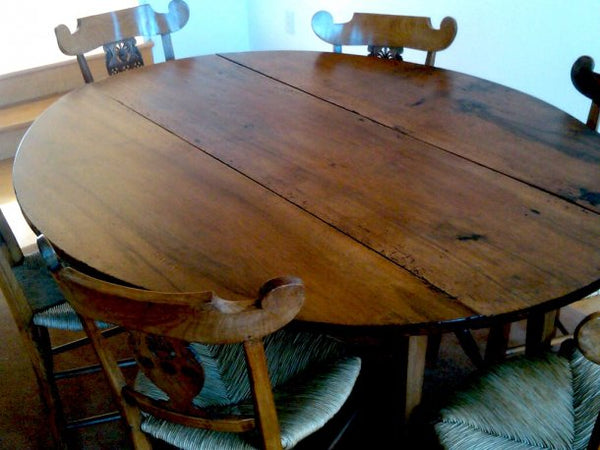 A Table Polished Using Christophe Pourny Furniture Tonic.  Beautiful Results!