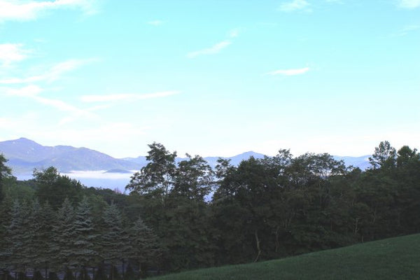 Breathtaking View from the Veranda of Westglow Resort and Spa in Blowing Rock, North Carolina