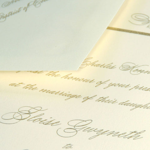 Luxury Invitations | Wedding Wardrobe | Classic and Traditional | Simple and Elegant |