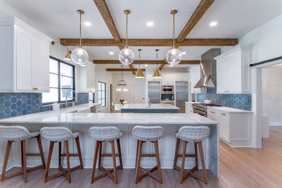 How To Integrate Ceiling Beams Into Your Kitchen Az Faux Beams