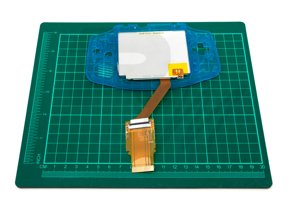 Connect ribbon cable adapter to the ribbon on the LCD