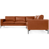 new standard leather sectional - small