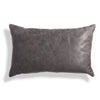 signal leather pillow
