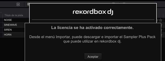 Licencia para la DDJ RB