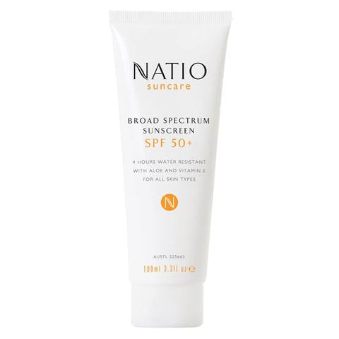 natio spf50+ sunscreen natural