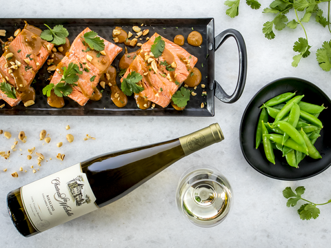 peanut sauce salmon