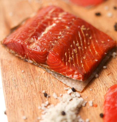 smoked wild caught sockeye salmon