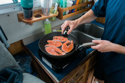 salmon steaks pan fry
