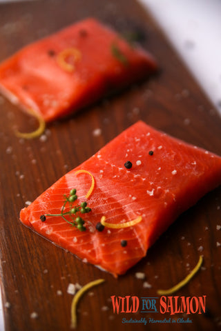 sockeye salmon portions 