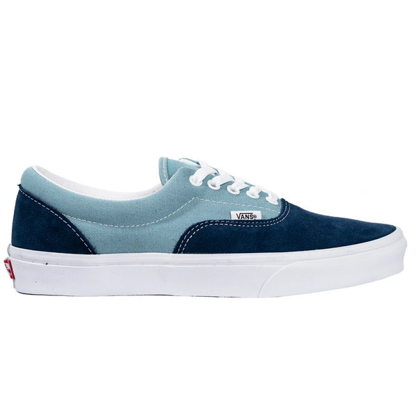 vans era blue tweed