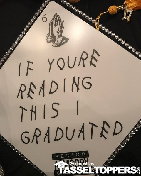 Graduation caps, graduation cap ideas, graduation cap design, DIY graduation caps, custom graduation caps, custom grad cap, music grad cap