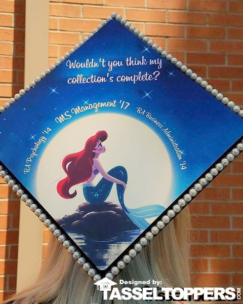 Graduation caps, graduation cap ideas, graduation cap design, DIY graduation caps, custom graduation caps, Disney graduation caps, custom grad cap, Disney grad caps,