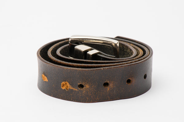 Broken cheap leather belt