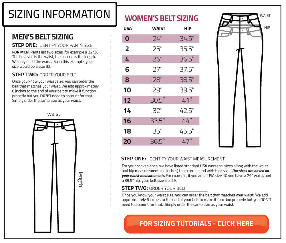 GRIP6 Belts | How to choose your size