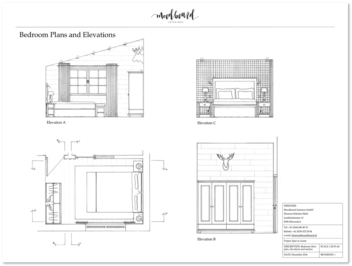 Swiss mountain chalet interior design bedroom plans